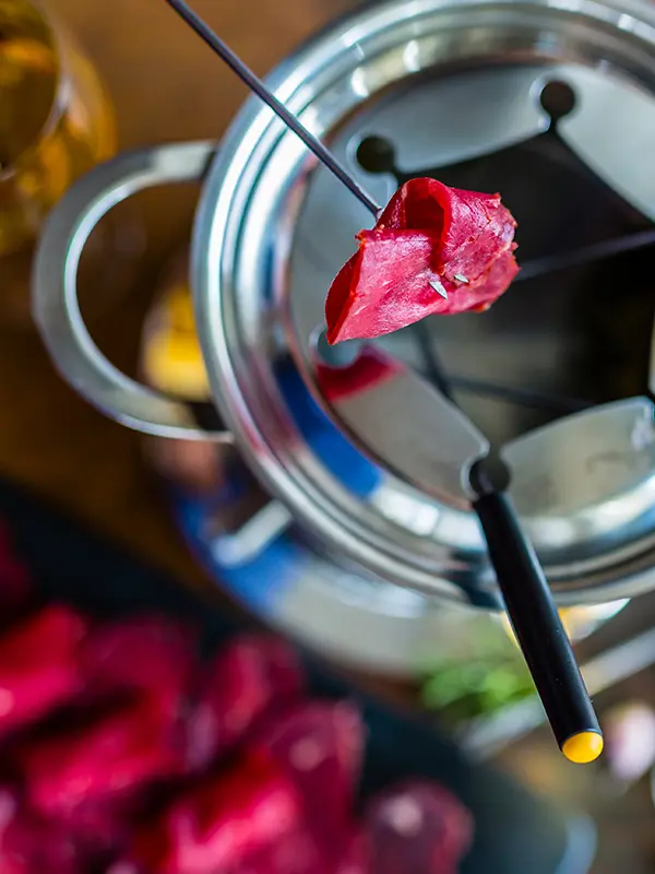 Fondue viande