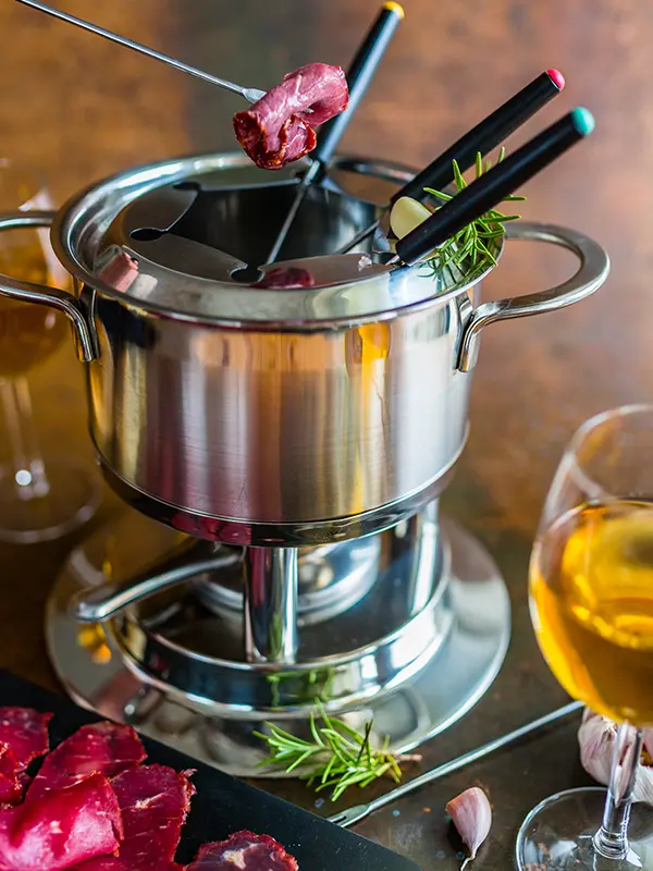 Fondue viande